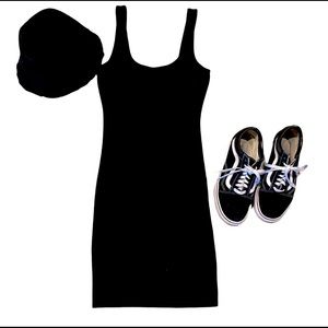 Love Tree Black Stretch Dress